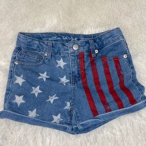 Cat & Jack Stars and Stripes 🇺🇸 Jean shorts
